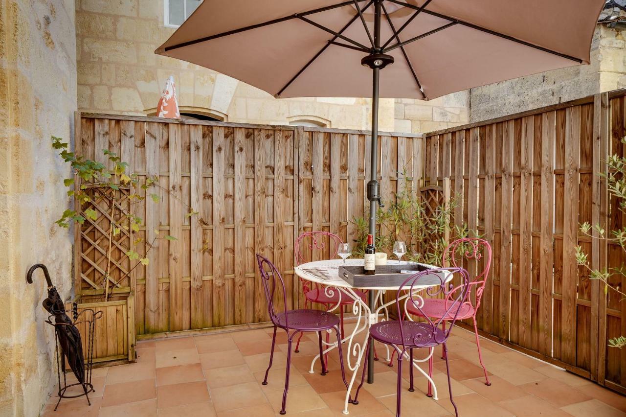 Appartement Logis Loiseau avec terrasse à Saint-Émilion Extérieur photo